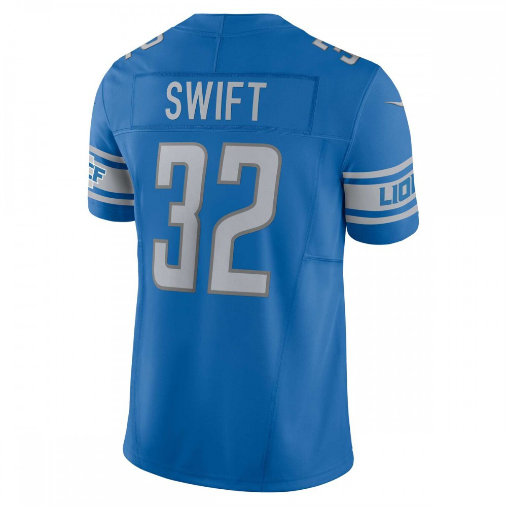 D'Andre Swift Detroit Lions Nike Vapor F.U.S.E. Limited Jersey - Blue-Profan Arena